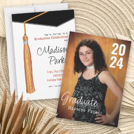 Inbjudan till Studentfest av Rust Tassel