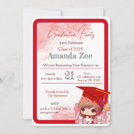 Inbjudan till studentfest/ examensfirande