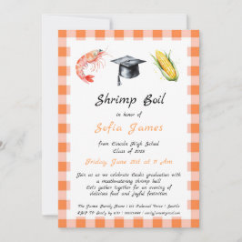 Inbjudan till studentfest Shrimp Boil