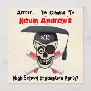 Inbjudan till Studentfesten Anpassningsbar Pirat S