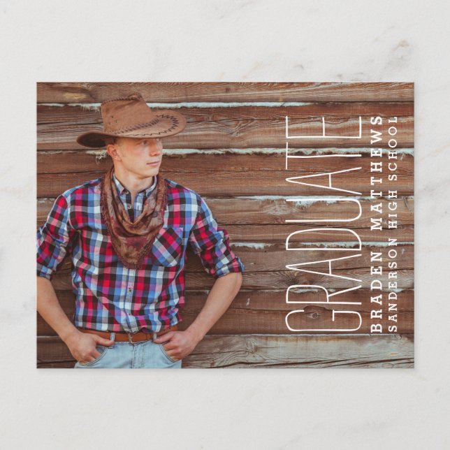 Inbjudan till Studentfesten Modern Typografi (Framsida)