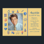 Inbjudan till Studentfesten Science Ram<br><div class="desc">Fira en vetenskapsmans studenten med den här stiliga labbinbjudan. (FP) Kortet är enkelt att anpassa med din ordalydelse, ditt teckensnitt, färg, pappra formalternativ och val av sex pappra typer. Vita kuvert medföljer. Vill du veta hur du utformar och beställer onlinen? Oroa dig inte. Ordna 1 kort som ett prov för...</div>