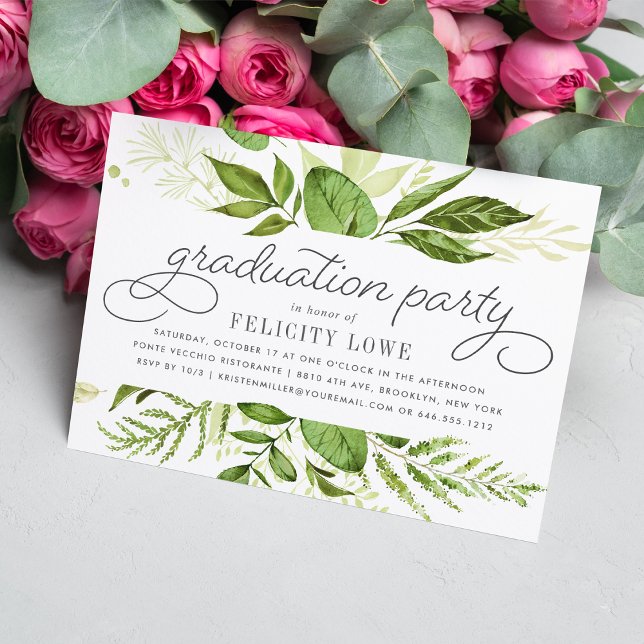 Inbjudan till Studentfesten vild för skuggor (Skapare uppladdad)