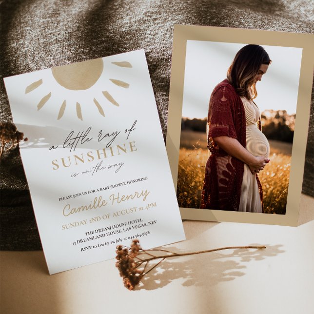 Inbjudan till Sunshine Boho Baby Shower (Skapare uppladdad)