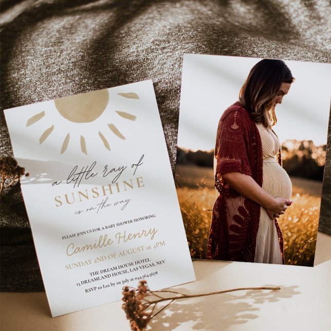 Inbjudan till Sunshine Boho Baby Shower (Skapare uppladdad)
