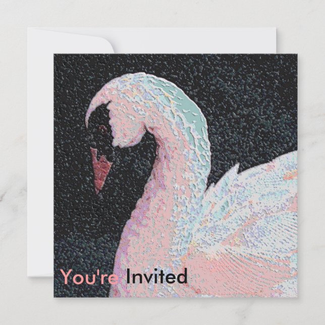 Inbjudan till svartvitt på middagstid (Framsida)