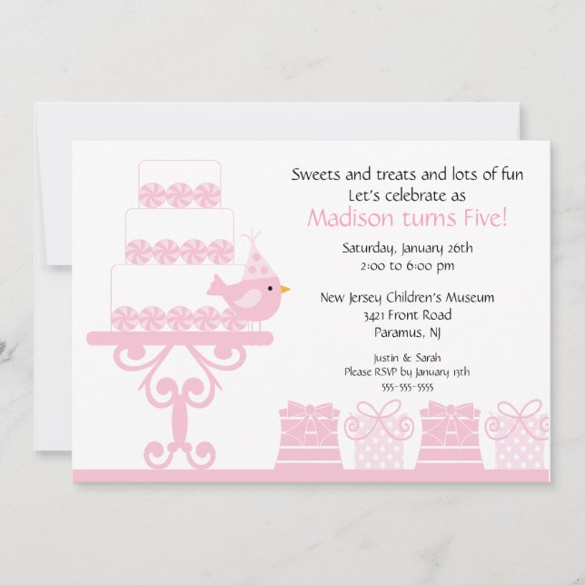 Inbjudan till svensk kummel på födelsedagen (Framsida)