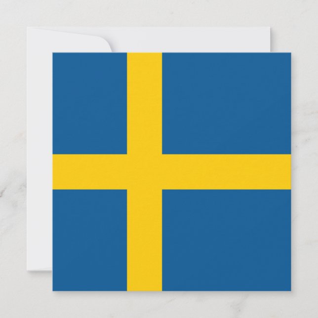 Inbjudan till sverigens Flagga (Framsida)