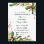 Inbjudan till sweet sixteen Botaniskt vattenfärg<br><div class="desc">personlig för inbjudan till sweet sixteen med dina uppgifter.</div>