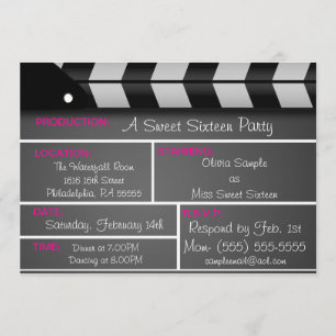 Inbjudan till Sweet sixteen Film