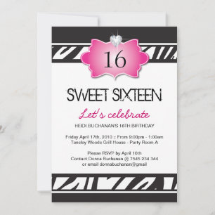 Inbjudan till sweet sixteen-part