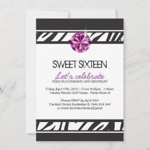 Inbjudan till sweet sixteen-part