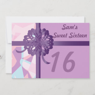 Inbjudan till Sweet sixteen Personlig-Anpassa
