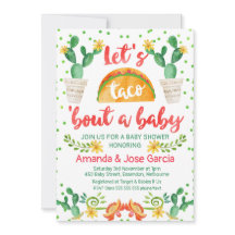Inbjudan till Taco Bout A Baby