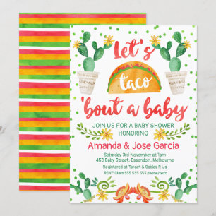 Inbjudan till Taco Bout A Baby