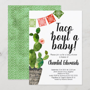 Inbjudan till Taco Bout A Baby