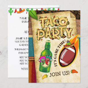 Inbjudan till Taco-partiet för fotbollsturnering