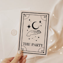 Inbjudan till Tarot Mystic Fortune Bachelorette-pa