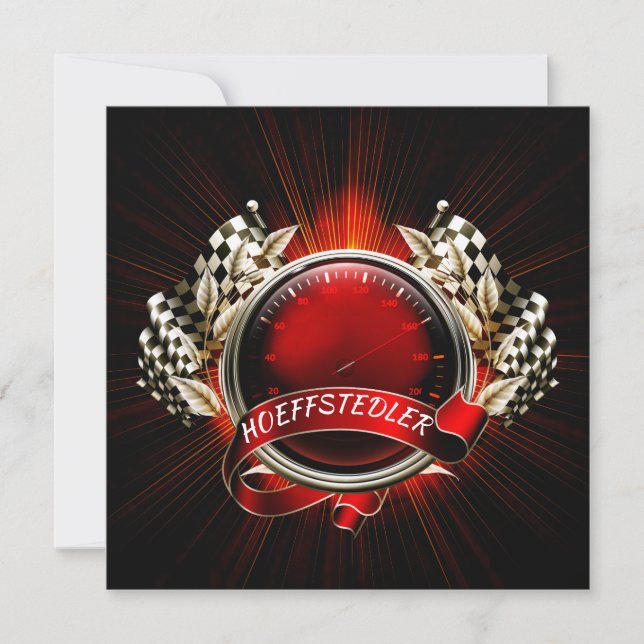 Inbjudan till Tävling-bilshändelse i tävla (Framsida)