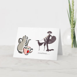 Inbjudan till Tea - Greyhound och Finare Dam