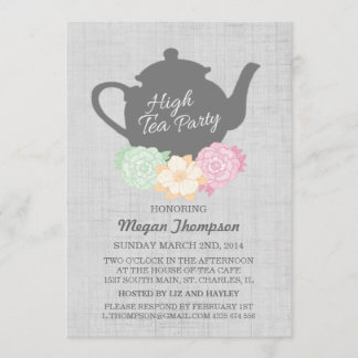 Inbjudan till tekanna High Tea