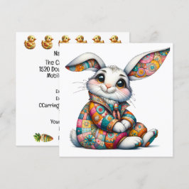 Inbjudan till tema för skadlig Påskhare