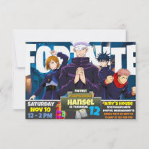 Inbjudan till tema för spel