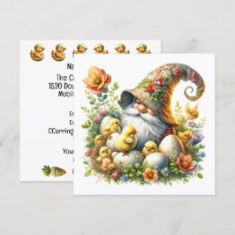 Inbjudan till temat Gnome Påsk