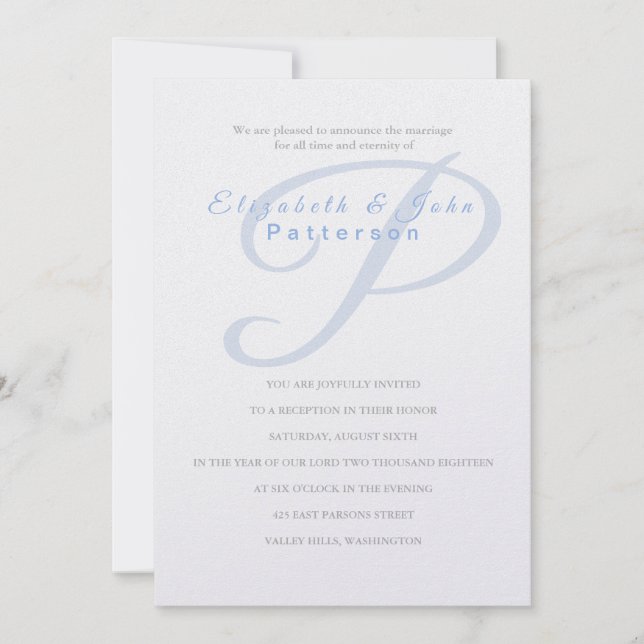 Inbjudan till Temple-bröllop - senaste inledande i (Framsida)