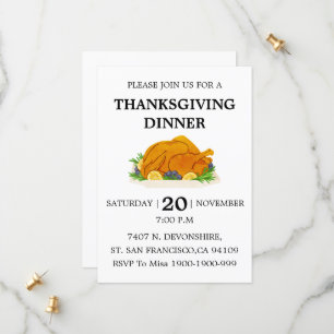 Inbjudan till thanksgiving