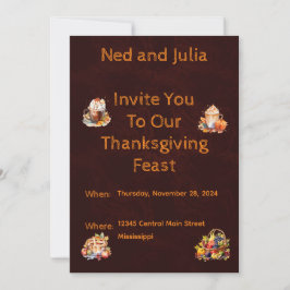 Inbjudan till thanksgiving