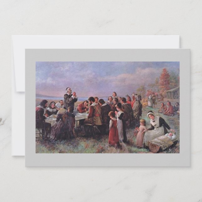 Inbjudan till thanksgiving (Framsida)