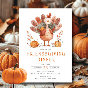 Inbjudan till Thanksgiving av festliga visioner i 