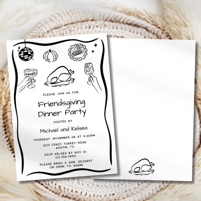 Inbjudan till Thanksgiving för Hand plockade-skrip (Skapare uppladdad)