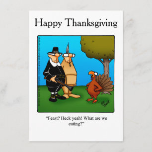 Inbjudan till thanksgiving Humor