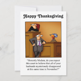 Inbjudan till thanksgiving Humor "Spectickles"