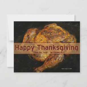 Inbjudan till Thanksgiving (humoristisk 2 - Anpass