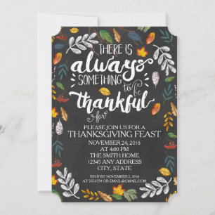 Inbjudan till Thanksgiving Middag