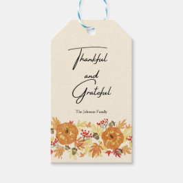 Inbjudan till thanksgiving Pumpkin Dinner Presentetikett