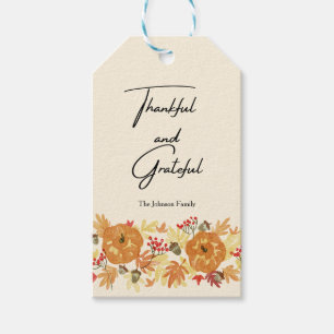 Inbjudan till thanksgiving Pumpkin Dinner Presentetikett
