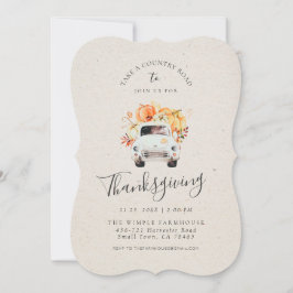 INBJUDAN TILL thanksgiving | Rustic Fall Harvest