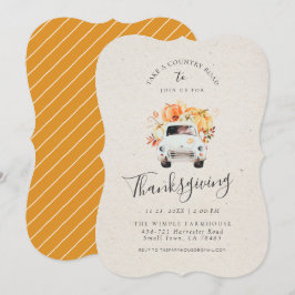 INBJUDAN TILL thanksgiving | Rustic Fall Harvest