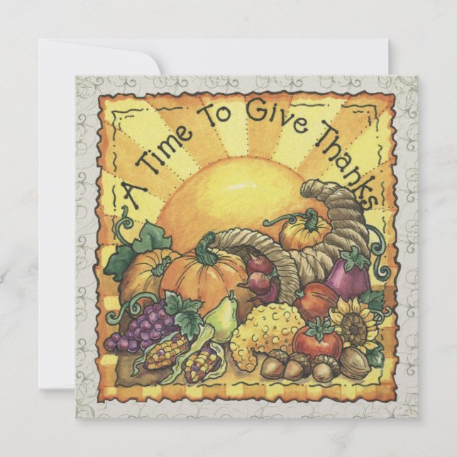 Inbjudan till thanksgiving - SRF (Framsida)