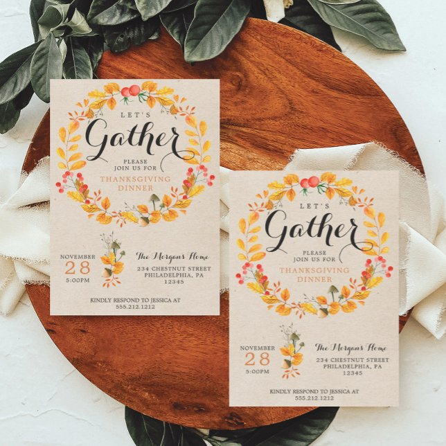 Inbjudan till thanksgiving - Thanksgivingens midda (Skapare uppladdad)