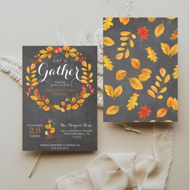 Inbjudan till thanksgiving - Urklipp (Skapare uppladdad)