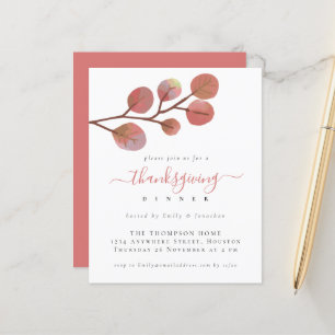 Inbjudan till Thanksgivingen Budgetartikel Höst lö