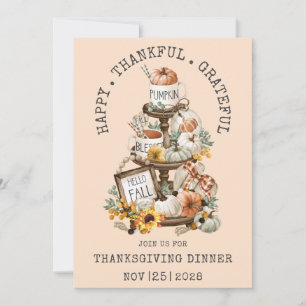 Inbjudan till thanksgivingens Hej - möbelmiddag