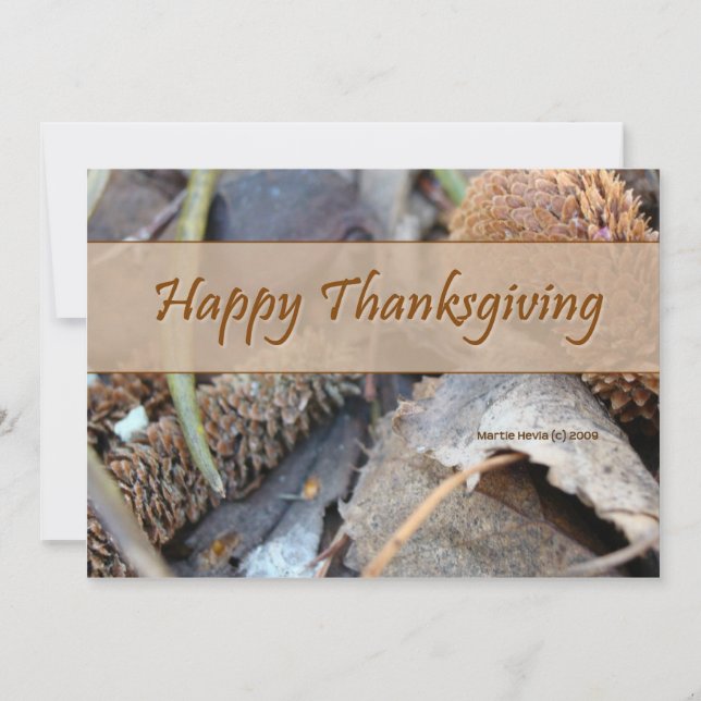 Inbjudan till thanksgivingens middag (Framsida)