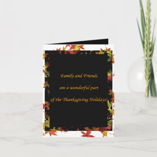 Inbjudan till thanksgivingens middag (Framsida)