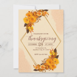 Inbjudan till thanksgivingens middagsgrupp